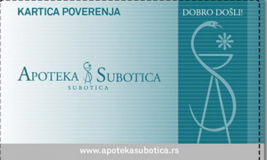 Kartica poverenja Apoteke Subotica