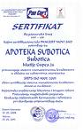 apoteka subotica sertifikat